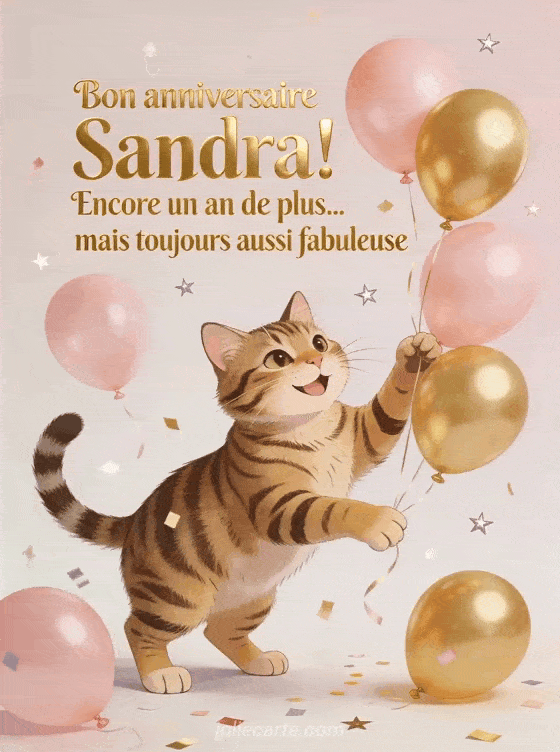 Joyeux anniversaire Sandra - Bon anniversaire sandra