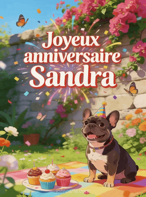 Joyeux anniversaire Sandra - Joyeux anniversaire sandra chien