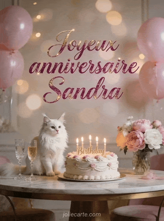 Joyeux anniversaire Sandra - Joyeux anniversaire sandra fille
