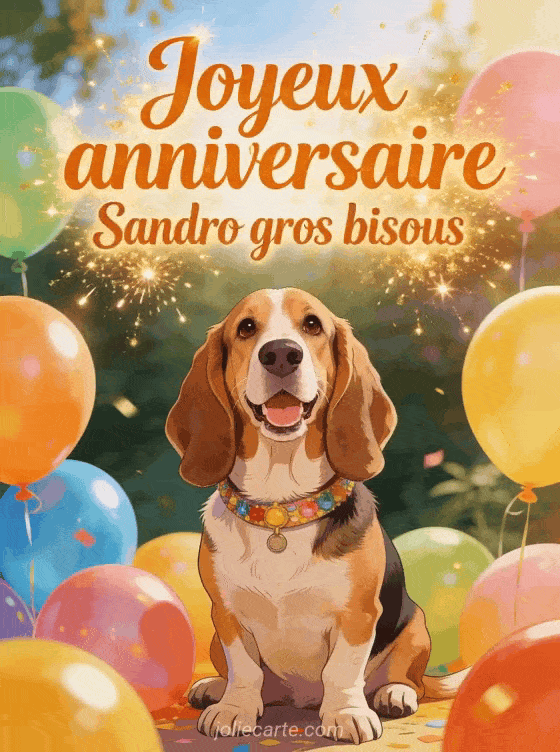 Joyeux anniversaire Sandro - Joyeux anniversaire sandro gros bisous