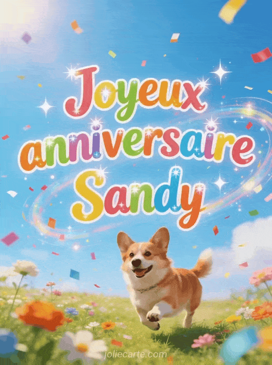 Joyeux anniversaire Sandy - Joyeux anniversaire sandy gif