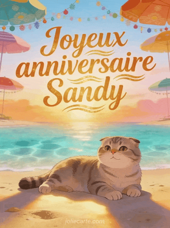 Joyeux anniversaire Sandy - Joyeux anniversaire sandy image