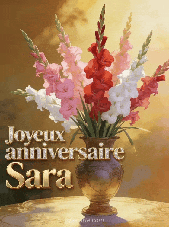 Joyeux anniversaire Sara - Joyeux anniversaire sara fleurs