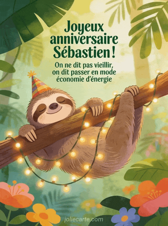 Joyeux anniversaire Sebastien - Sebastien humour