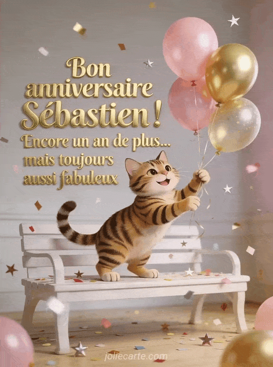 Joyeux anniversaire Sebastien - Bon anniversaire sebastien