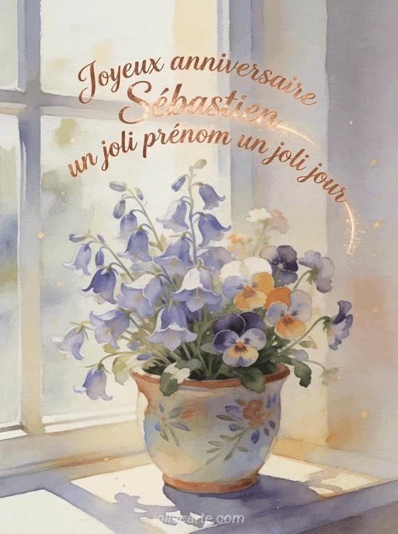 Joyeux anniversaire Sébastien - Joyeux anniversaire sebastien fleurs