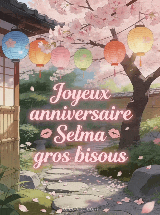 Joyeux anniversaire Selma - Joyeux anniversaire selma gros bisous