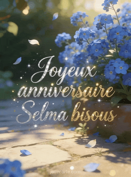 Joyeux anniversaire Selma - Joyeux anniversaire selma bisous