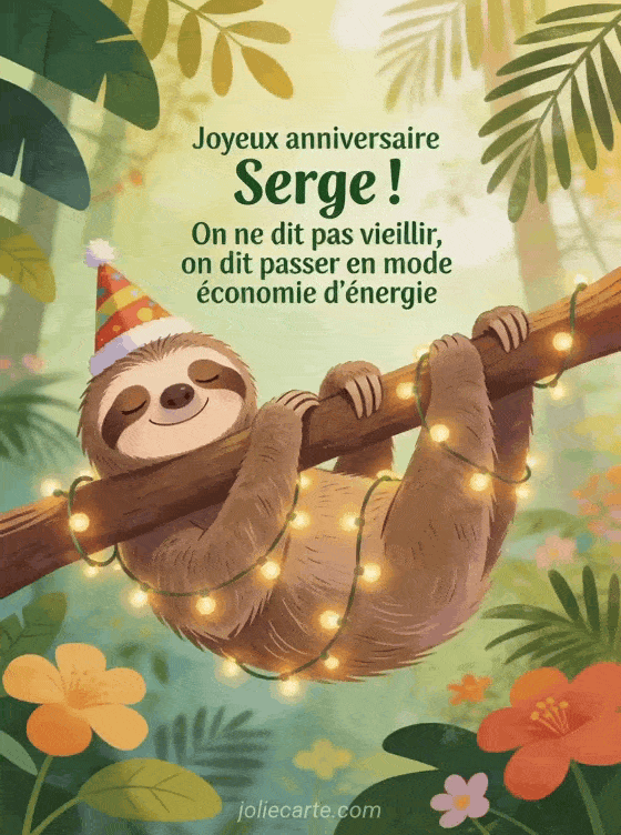 Joyeux anniversaire Serge - Joyeux anniversaire serge humour