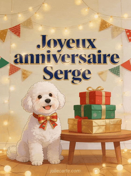 Joyeux anniversaire Serge - Joyeux anniversaire serge image