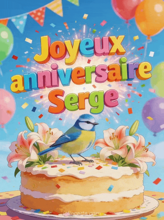 Joyeux anniversaire Serge - Joyeux anniversaire serge gif