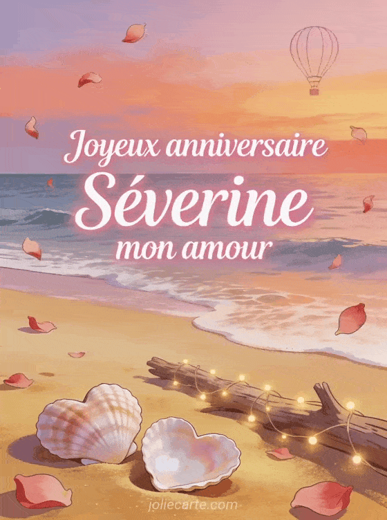 Joyeux anniversaire Séverine - Joyeux anniversaire severine mon amour