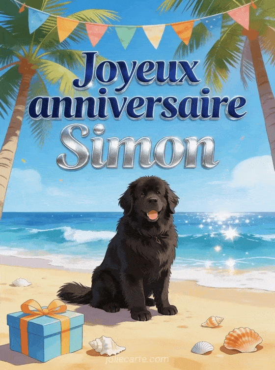 Joyeux anniversaire Simon - Carte joyeux anniversaire simon