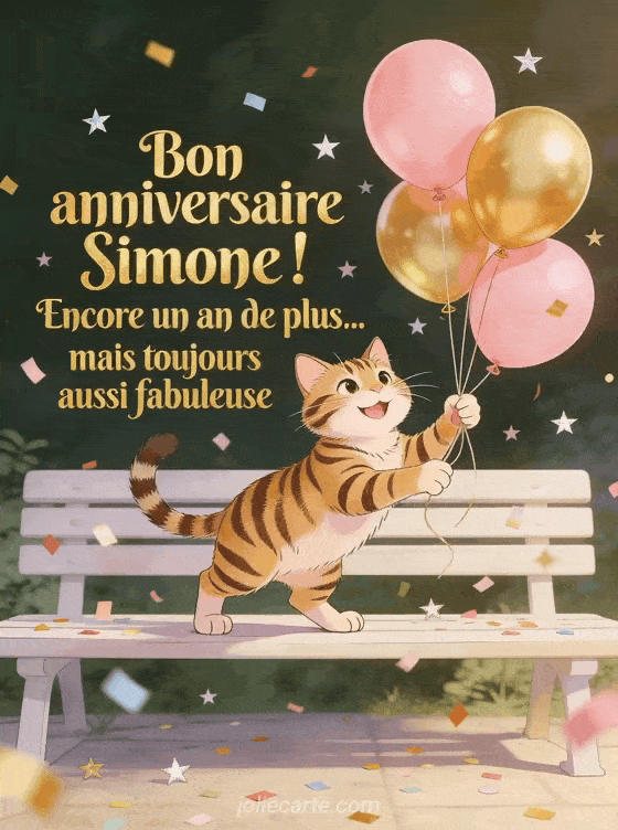 Joyeux anniversaire Simone - Bon anniversaire simone