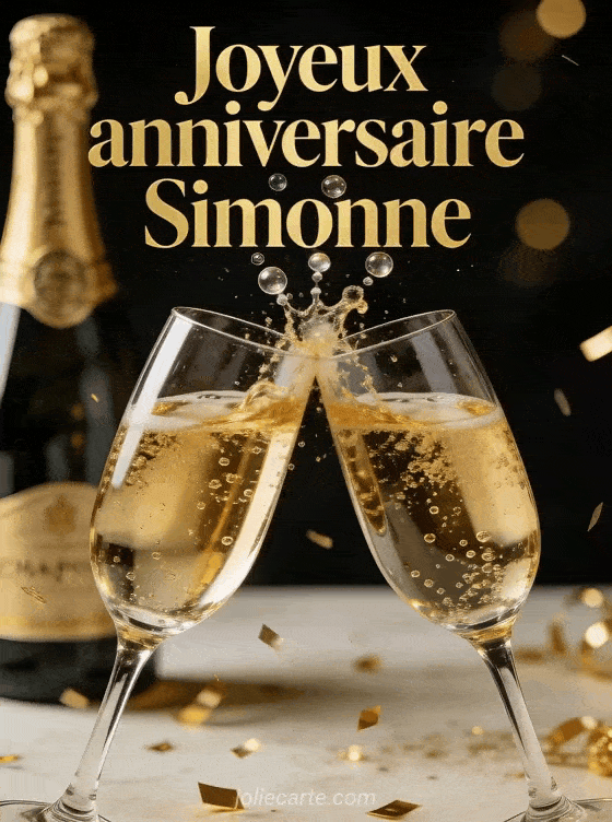 Joyeux anniversaire Simonne - Joyeux anniversaire simonne champagne