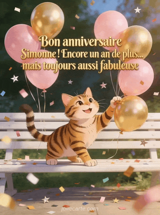 Joyeux anniversaire Simonne - Bon anniversaire simonne