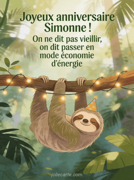 Joyeux anniversaire Simonne - Joyeux anniversaire simonne humour