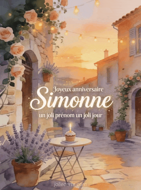 Joyeux anniversaire Simonne - Joyeux anniversaire simonne image