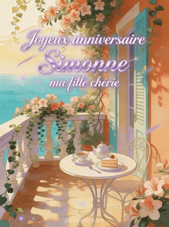 Joyeux anniversaire Simonne - Joyeux anniversaire simonne ma fille