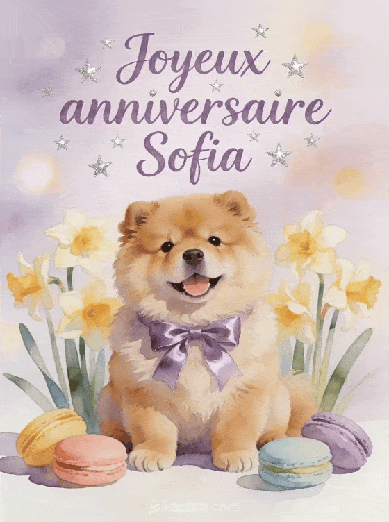 Joyeux anniversaire Sofia - Joyeux anniversaire sofia gif anime
