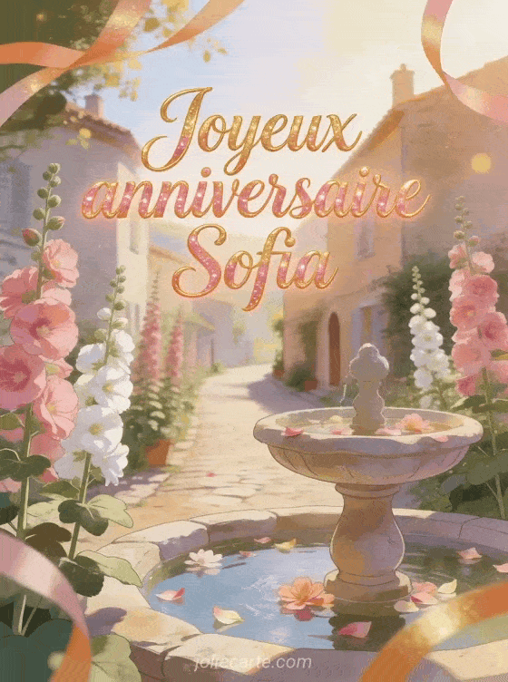 Joyeux anniversaire Sofia - Joyeux anniversaire sofia gif