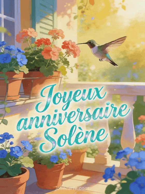 Joyeux anniversaire Solène - Joyeux anniversaire solene fleurs