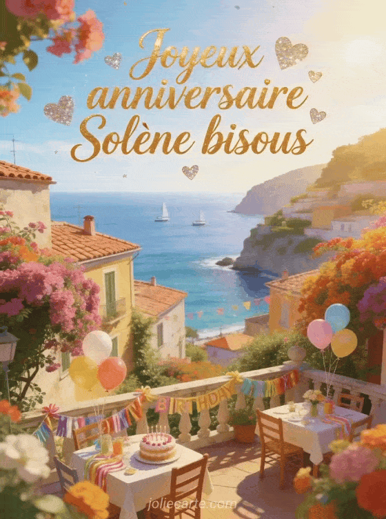 Joyeux anniversaire Solène - Joyeux anniversaire solene bisous