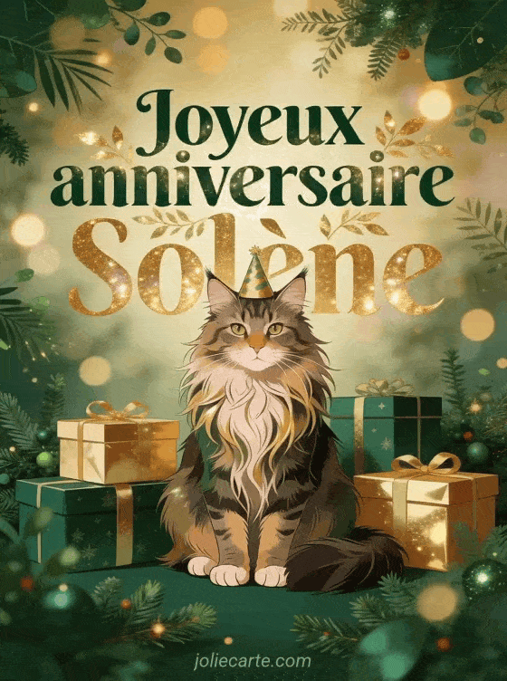 Joyeux anniversaire Solène - Joyeux anniversaire solene gif anime