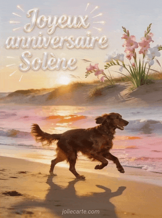 Joyeux anniversaire Solène - Carte joyeux anniversaire solene