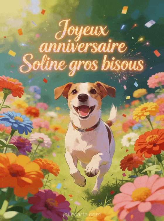 Joyeux anniversaire Soline - Joyeux anniversaire soline gros bisous