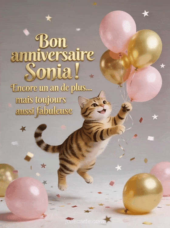 Joyeux anniversaire Sonia - Bon anniversaire sonia