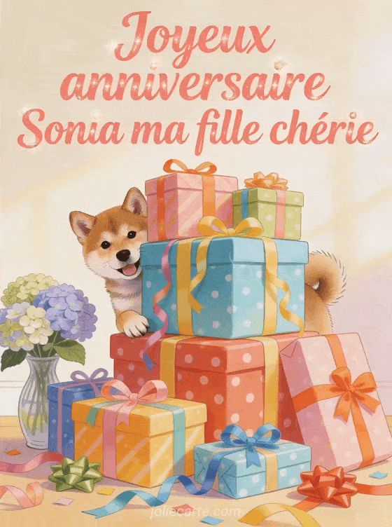 Joyeux anniversaire Sonia - Joyeux anniversaire sonia ma fille