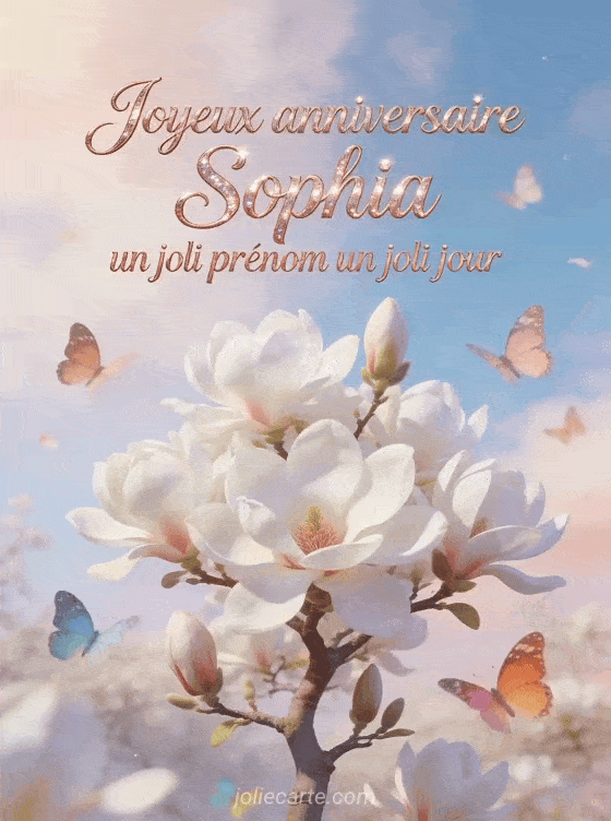 Joyeux anniversaire Sophia - Joyeux anniversaire sophia image