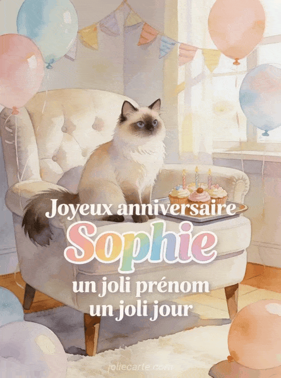 Joyeux anniversaire Sophie - Joyeux anniversaire sophie gif