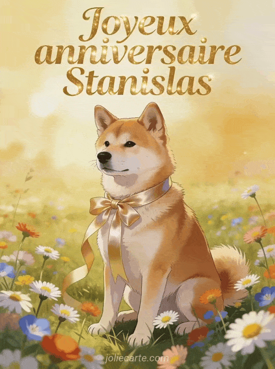 Joyeux anniversaire Stanislas - Carte joyeux anniversaire stanislas