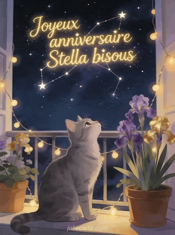 Joyeux anniversaire Stella - Joyeux anniversaire stella bisous