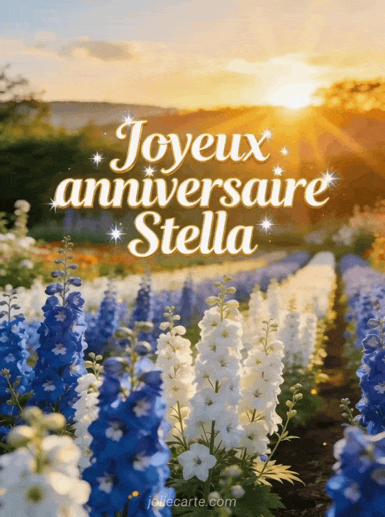 Joyeux anniversaire Stella - Joyeux anniversaire stella fleurs