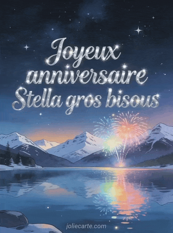 Joyeux anniversaire Stella - Joyeux anniversaire stella gros bisous