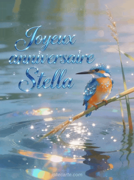 Joyeux anniversaire Stella - Carte joyeux anniversaire stella gratuite