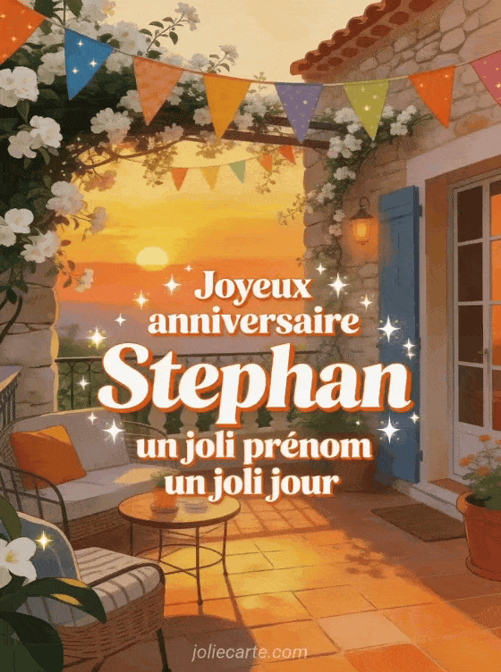Joyeux anniversaire Stephan - Carte joyeux anniversaire stephan gratuite