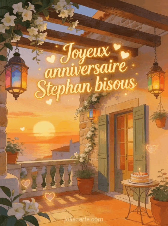 Joyeux anniversaire Stephan - Joyeux anniversaire stephan bisous