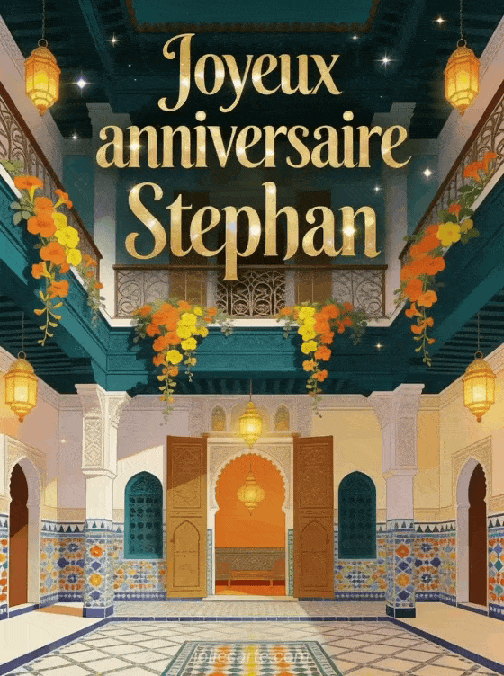 Joyeux anniversaire Stephan - Carte joyeux anniversaire stephan