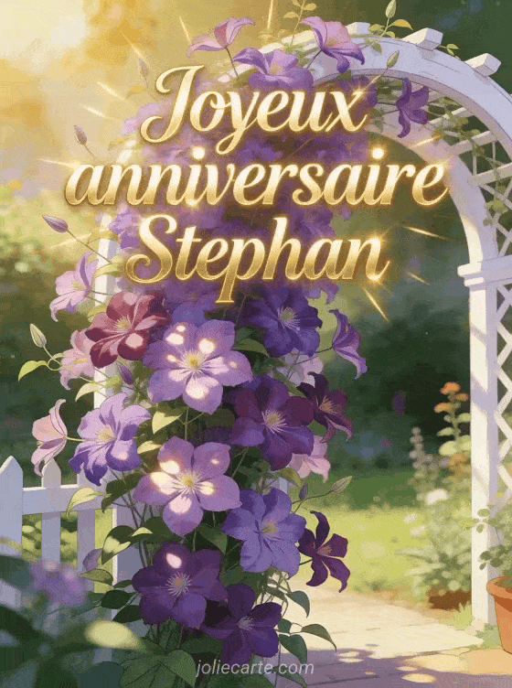 Joyeux anniversaire Stephan - Joyeux anniversaire stephan fleurs