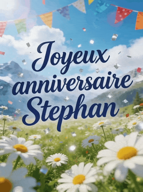 Joyeux anniversaire Stephan - Joyeux anniversaire stephan gif anime
