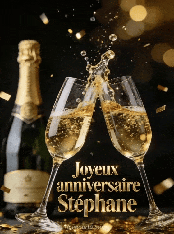 Joyeux anniversaire Stephane - Stephane champagne