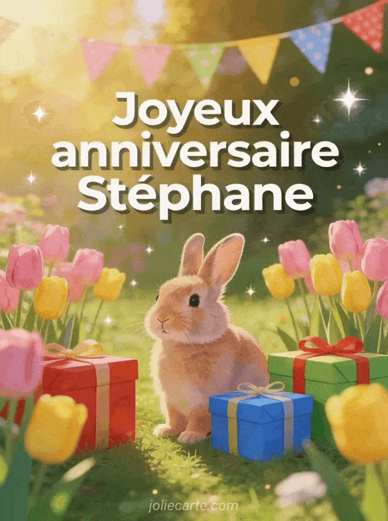 Joyeux anniversaire Stéphane - Carte joyeux anniversaire stephane gratuite