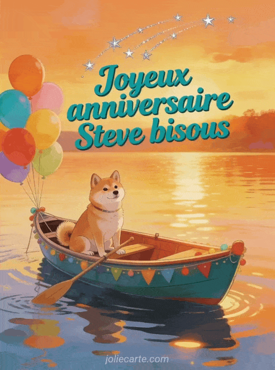 Joyeux anniversaire Steve - Joyeux anniversaire steve bisous