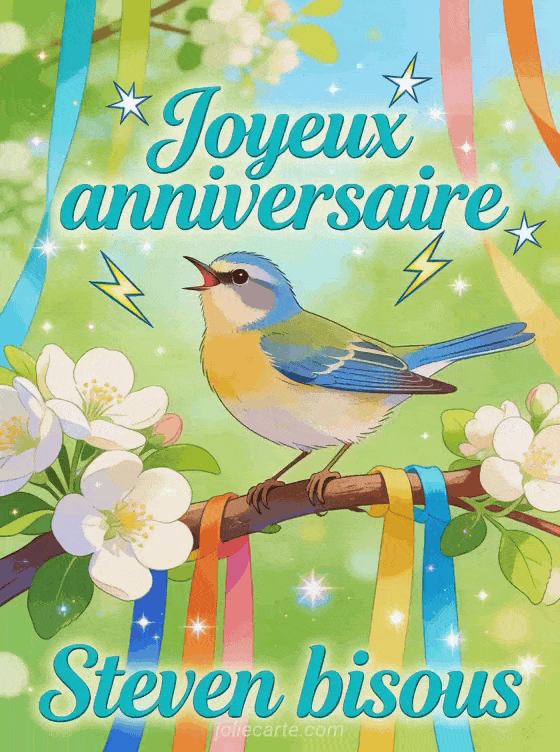 Joyeux anniversaire Steven - Joyeux anniversaire steven bisous