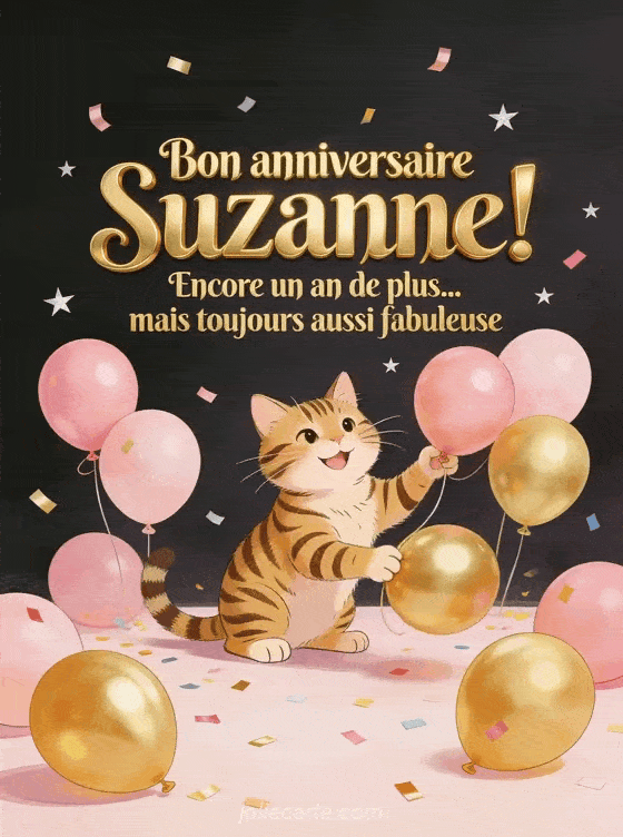 Joyeux anniversaire Suzanne - Bon anniversaire suzanne