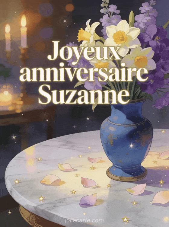 Joyeux anniversaire Suzanne - Joyeux anniversaire suzanne fleurs